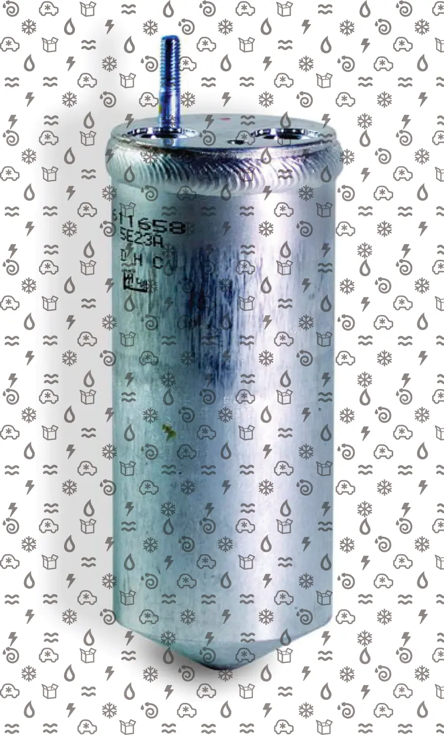 filtrdehydrátor OEM LANOS 1.4/1.5/1.6 05/97 >, DAEWOO LEGANZA 2.0